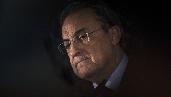 Florentino Pérez decidió retirarse de la puja por Haaland. (Foto: AFP)