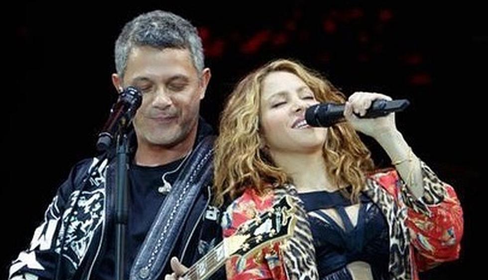 Shakira sorprendió a todos con su aparición en concierto de Alejandro Sanz. (Foto: @Shakira)