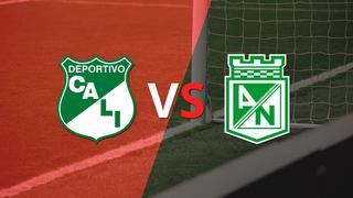 Deportivo Cali y At. Nacional empatan 1-1 y se van a los vestuarios