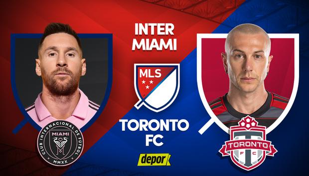 Inter Miami vs. Toronto FC EN VIVO: se enfrentan por la MLS. (Diseño: Depor)