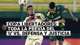 Universitario vs. Defensa y Justicia: toda la previa del encuentro por la cuarta jornada de la Libertadores