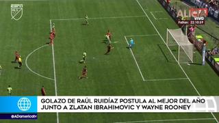 Raúl Ruidíaz compite con de Ibrahimovic y Rooney para el gol del año en la MLS
