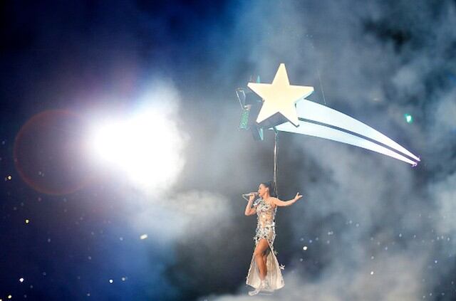Katy Perry (Super Bowl 49 en 2015). (Getty)