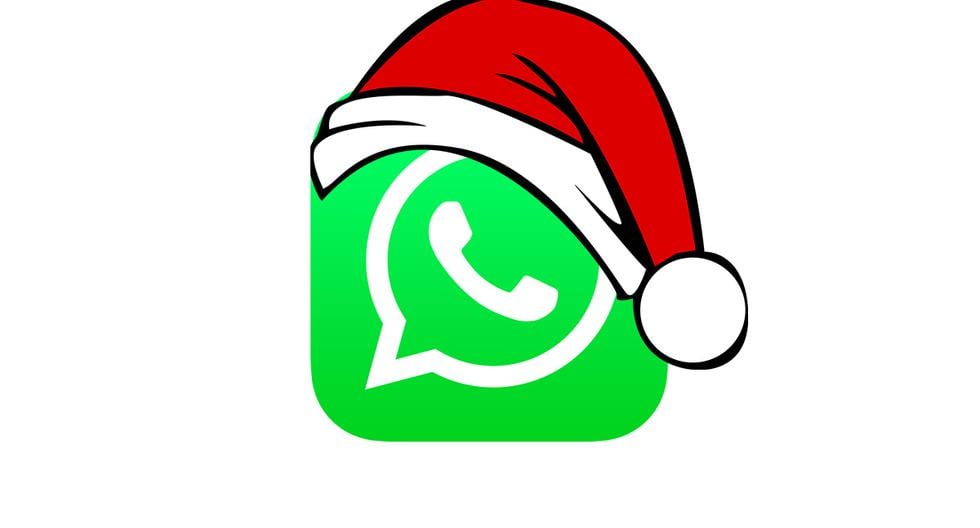 WhatsApp |  Where to download the banner with christmas hat in PNG format |  Applications |  icon |  Christmas |  Smartphone |  nda |  nnni |  SPORTS-PLAY