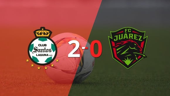 Santos Laguna le ganó con claridad a FC Juárez por 2 a 0