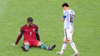 Ronaldo y Lionel Messi, el llanto de los dos mejores del mundo en una final