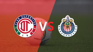 Toluca FC y Chivas se mantienen sin goles al finalizar el primer tiempo