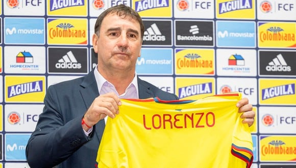 Néstor Lorenzo fue presentado oficialmente en la Selección Colombia. (Foto: Twitter)
