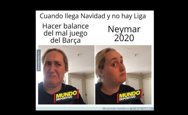 Los mejores memes de fútbol y Navidad que son furor en redes.