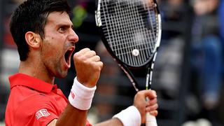 Novak Djokovic venció a Rafael Nadal y se metió a semifinales en Roma