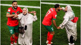 Emotivo festejo: Sofiane Boufal bailó con su madre tras la clasificación de Marruecos [VIDEO]