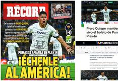 “De la mano de Piero”: la reacción de la prensa mexicana tras gol de Quispe con Pumas UNAM