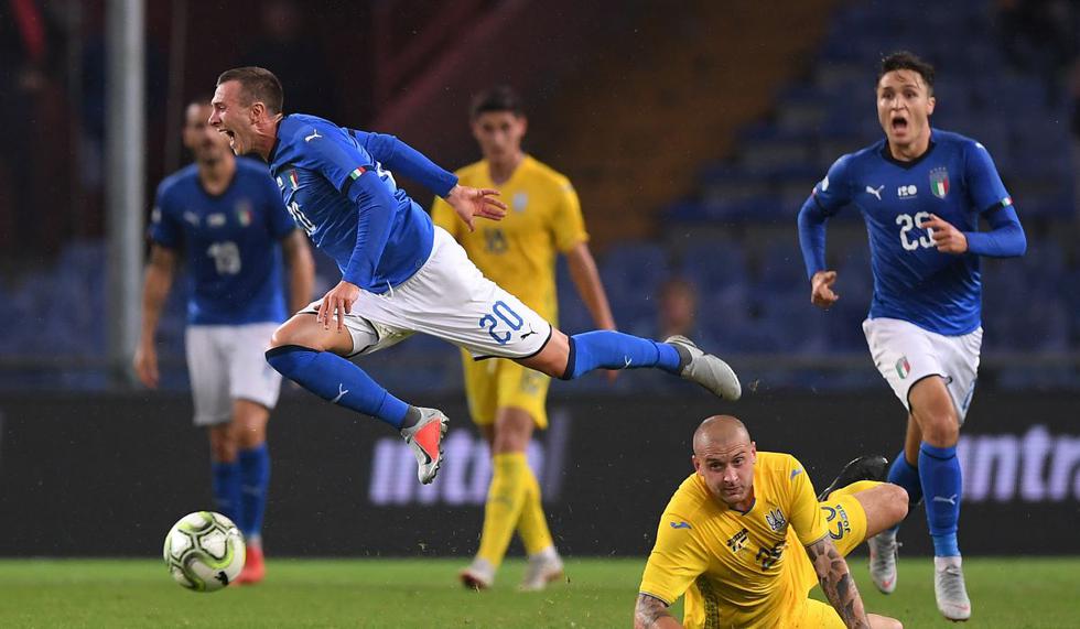 Italia vs. Ucrania se enfrentaron en un amistoso internacional FIFA. (Foto: Reuters)