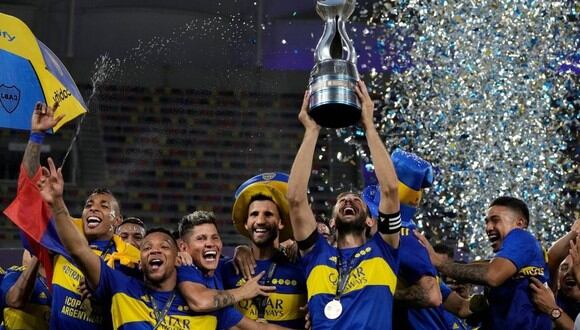Boca Juniors se consagró campeón de la Copa Argentina 2021 tras vencer a Talleres. (Fuente: AFP)