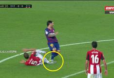 Messi en el ojo de la tormenta: el pisotón de la ‘Pulga’ que pudo costarle la tarjeta roja [VIDEO]