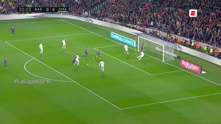 Duelo de capitanes: Sergio Ramos le sacó el gol de la línea a Messi en el Clásico en el Camp Nou [VIDEO]