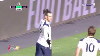 Andaba de parranda: Gareth Bale anotó a los 2 minutos el 1-0 de Tottenham vs. Burnley [VIDEO]