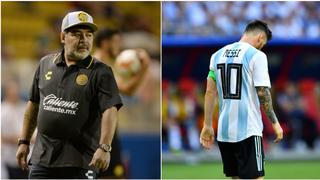 Diego está triste y buscará a Messi: la explicación de Maradona tras sus demoledoras críticas