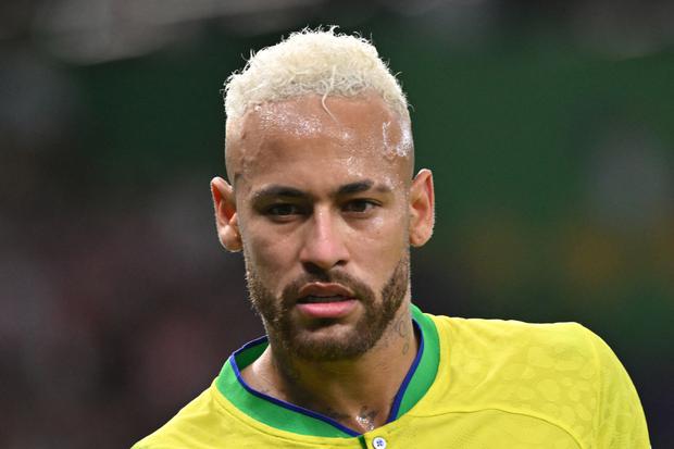 Neymar durante la Copa del Mundo de Qatar 2022 (Foto: AFP)