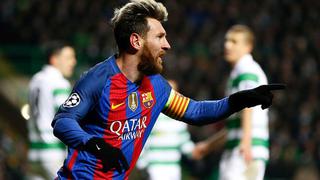 Lionel Messi marcó de penal y llegó a los 100 goles en competiciones europeas