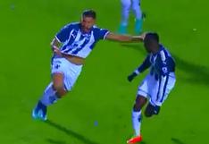 La primera estocada: Nicolás Sánchez aprovechó centro preciso y gritó el primer gol en Nuevo León