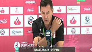 Daniel Ahmed tras derrota de Perú: "Yo soy el responsable de lo que sucedió" [VIDEO]