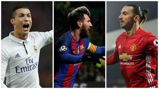 ¿Quiénes son los 10 máximos goleadores mundiales del 2016? [FOTOS]