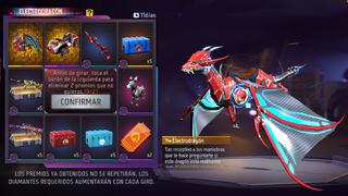 Free Fire: cómo obtener el deslizador Electrodragón en la Ruleta Mágica