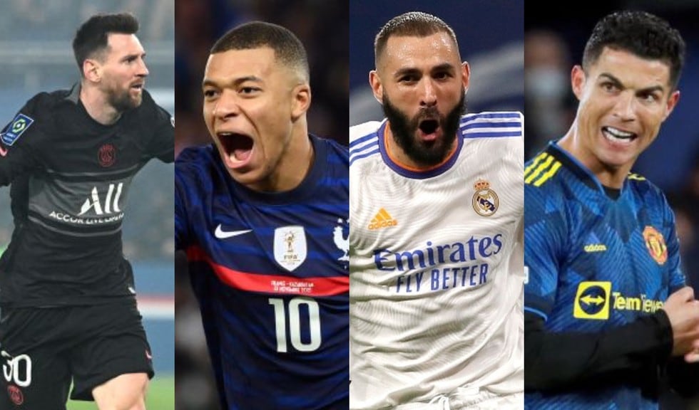Los 10 mejor jugadores en el Balón de Oro 2021. (Foto: Agencias)