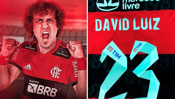 David Luiz fue anunciado como nuevo jugador de Flamengo. (Foto: Twitter)