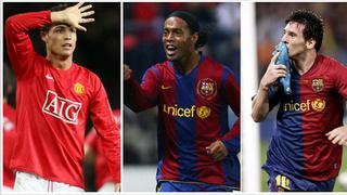 Estos jugadores acompañaban a Cristiano Ronaldo, Lionel Messi y Ronaldinho en el once ideal de los más valiosos del 2008 | FOTOS