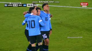 ¡Contraataque letal! Gol de Zalazar para el 2-0 de Uruguay vs. Nicaragua [VIDEO]