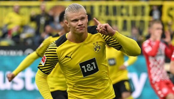 Erling Haaland llegó al Dortmund a inicios de 2020 desde el Salzburgo. (Foto: AFP)