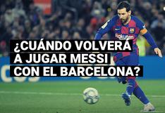 Lionel Messi y el día que debutará con el nuevo Barcelona de Koeman 