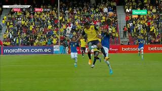 Dos rojas en 5 minutos: la polémica expulsión a Emerson en Ecuador vs. Brasil