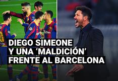 La ‘maldición’ de Diego Simeone que no ha podido romper frente al Barcelona