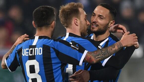 Inter de Milán vs. Ludogorets: se miden por el pase a octavos de final de la Europa League. (Foto: AFP)
