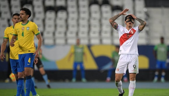 Perú perdió 1-0 con Brasil en la primera semifinal de la Copa América y luchará por el tercer puesto (Foto: AFP)