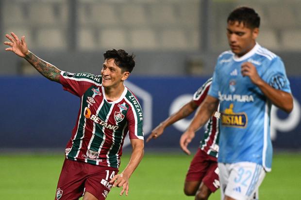 Germán Cano fue el goleador de la Copa Libertadores 2023 y le marcó tres goles a Sporting Cristal. Ante Alianza Lima estará ausente por lesión. (Foto: AFP)