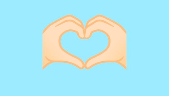 ¿Te han enviado las manos en forma de corazón en WhatsApp? Conoce qué es lo que significa este emoji. (Foto: Emojipedia)
