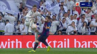 ¡Criminal! 'Manotazo' de Sergio Ramos contra Messi que encendió al argentino en el Madrid-Barza [VIDEO]