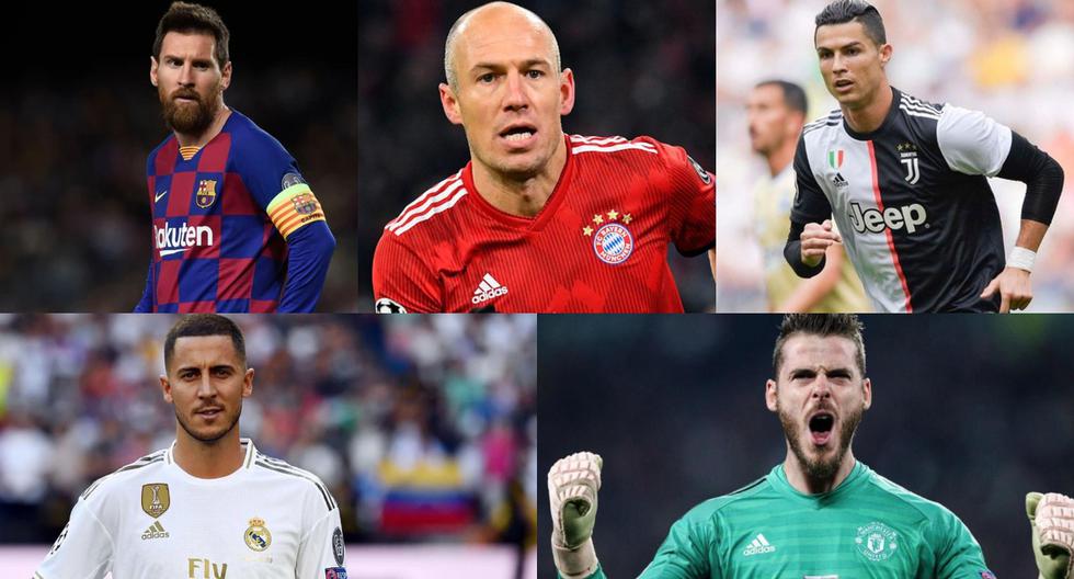 Mejores jugadores de la década en las grandes ligas de Europa: Lionel Messi, Cristiano Ronaldo y