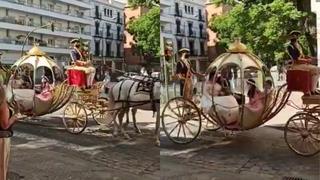 ¡Como si fuera un cuento de hadas! Una boda en Sevilla se vuelve viral en las redes sociales