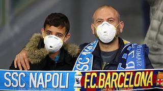 La Champions hasta nuevo aviso: Napoli inició la devolución de las entradas del duelo en el Camp Nou ante Barcelona