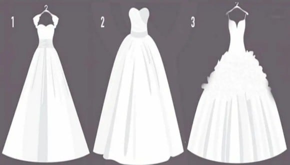 TEST VISUAL | En esta imagen se puede apreciar varios vestidos de novia. ¿Cuál es tu preferido? (Foto: namastest.net)