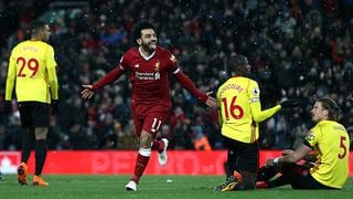 ¡Una manito para celebrar! Liverpool goleó 5-0 a Watford por la fecha 31 de la Premier League