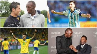 Usain Bolt: el velocista fanático del fútbol que admira a estos jugadores