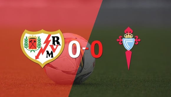 Cero a cero terminó el partido entre Rayo Vallecano y Celta
