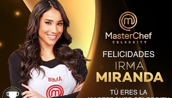Irma Miranda gana "MasterChef Celebrity México 2023" (Foto: TV Azreca)