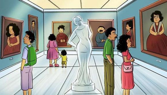 Reto visual: adivina cuántas personas hay en la imagen del museo que solo el 5% logró resolver (Foto: Genial.Guru).